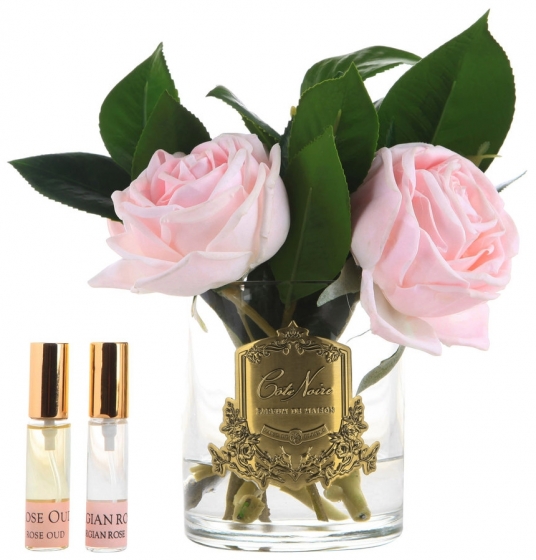 Букет из камелий и роз ароматизированный Pink camelia roses 17X17X21 CM 1