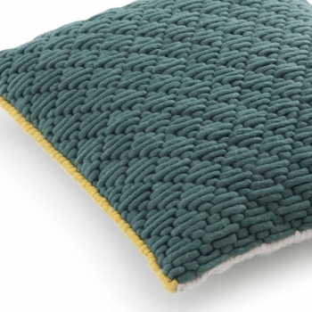 Декоративная подушка Cushion 50X50 CM серо-зелёная
