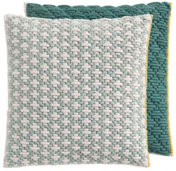 Декоративная подушка Cushion 50X50 CM серо-зелёная