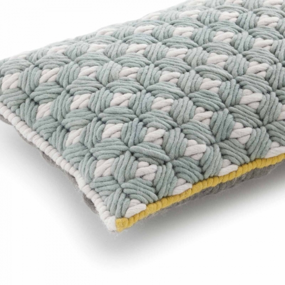 Декоративная подушка Silai Cushion 60X35 CM серо-голубая 2