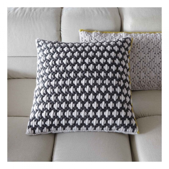 Декоративная подушка Silai Cushion 50X50 CM чёрно-белая 4