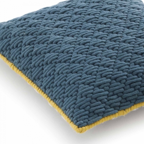 Декоративная подушка Silai Cushion 50X50 CM серо-голубая 3