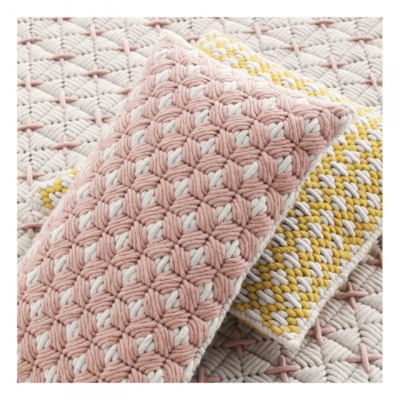 Декоративная подушка Silai Cushion 60X35 CM розово-серая 4
