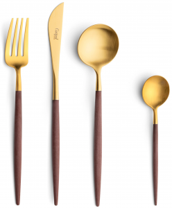 Столовые приборы Goa Brown Gold 24 предмета