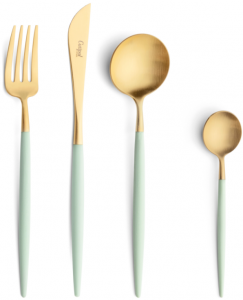 Столовые приборы Goa Celadon Gold 24 предмета