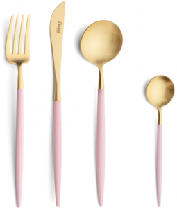 Столовые приборы Goa Pink Gold 24 предмета