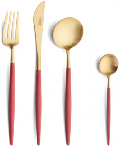 Столовые приборы Goa Red Gold 24 предмета