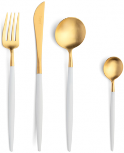 Столовые приборы Goa White Gold 24 предмета