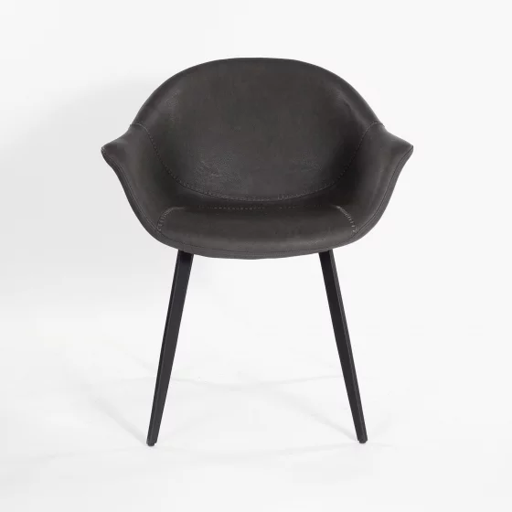 Стул Бордо темно-серый из экокожи 67X61X79 CM 2