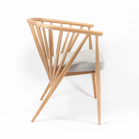 Стул Монтепульчано светло-серый 61,5X58X76 CM 4