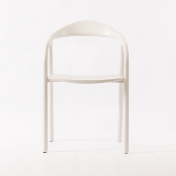Стул Лугано массив березы тон белый матовый 51X55X78 CM
