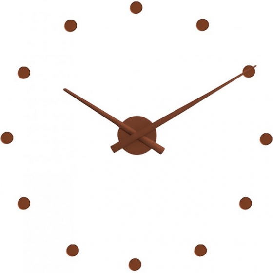 Настенные часы OJ Ø50 CM коричневые 1