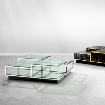 Набор из четырёх столиков Tortona 65X65X32 / 65X65X32 / 65X65X40 / 65X65X40 CM