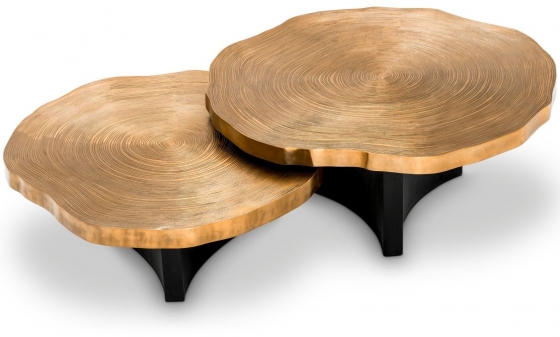 Комплект из двух столиков Thousand Oaks 85X85X34 / 95X95X41 CM 3