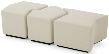 Комплект из трёх табуретов Filbert 52X51X46 / 60X51X46 / 70X51X46 CM