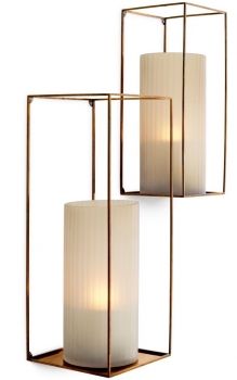Набор из двух полок Deco 25X25X60 / 30X30X76 CM