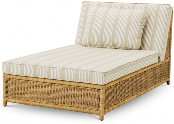 Уличный модуль дивана лежак Hampton 100X168X88 CM
