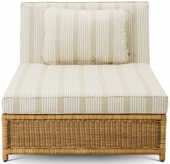 Уличный модуль дивана лежак Hampton 100X168X88 CM