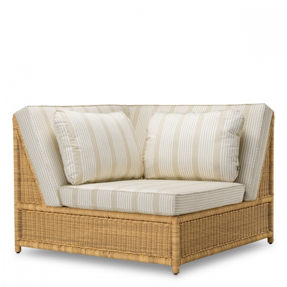 Уличное модульное кресло Hampton corner 114X114X88 CM 1