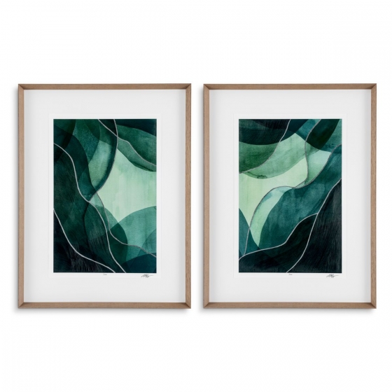 Набор из 2 художественных постеров Tide Source by Grace Popp 67.5X4.5X87.5 CM 1