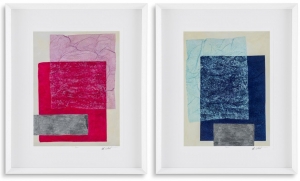 Комплект из двух постеров в раме Paper Colorfields Michael Willett 74X89 / 74X89 CM