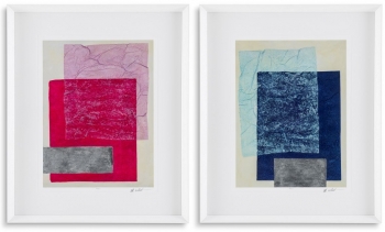 Комплект из двух постеров в раме Paper Colorfields Michael Willett 74X89 / 74X89 CM