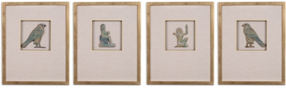 Набор из четырёх панно Inlay Hermopolis 43X4X53 CM 1