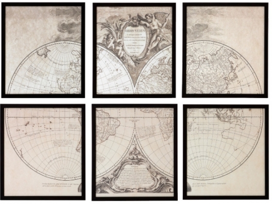 Постеры Orbis Vetus 48X54 / 48X54 / 48X54 / 48X54 / 48X54 / 48X54 CM 1