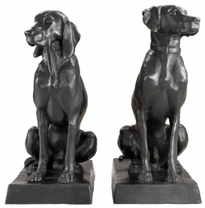 Скульптура Dogs Pointer & Hound 32X60X73 / 32X60X73 CM