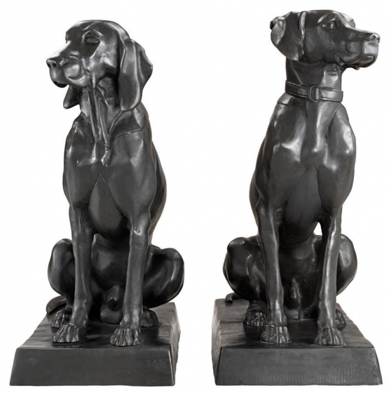 Скульптура Dogs Pointer & Hound 32X60X73 / 32X60X73 CM 1