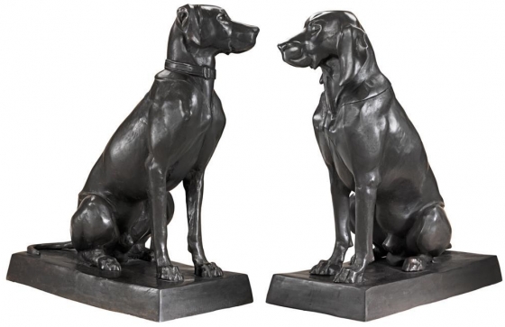 Скульптура Dogs Pointer & Hound 32X60X73 / 32X60X73 CM 2