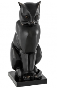 Скульптура Cat Art Deco 18X21X46 CM