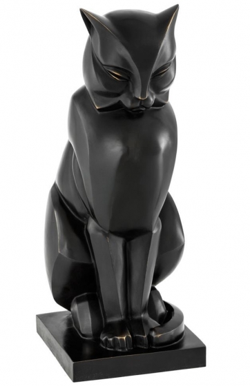 Скульптура Cat Art Deco 18X21X46 CM 1