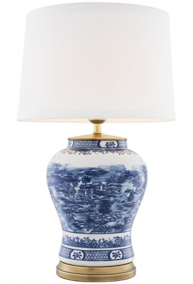 Настольная лампа Chinese Blue 45X45X75 CM 1