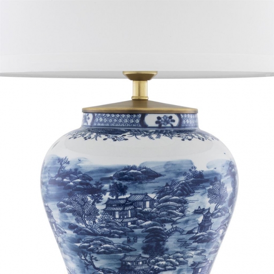Настольная лампа Chinese Blue 45X45X75 CM 5