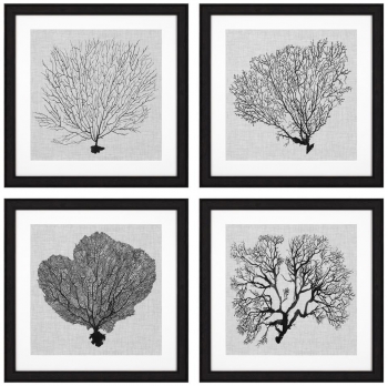 Постеры Shadow Sea Fans 62X62 / 62X62 / 62X62 / 62X62 CM