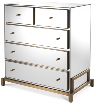 Комод зеркальный Clarington 86X52X88 CM