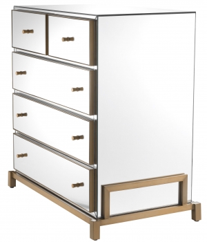 Комод зеркальный Clarington 86X52X88 CM