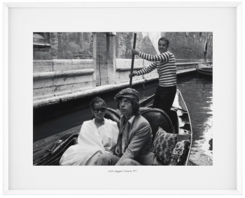 Постер Mick Jagger Venice 1971 103X83 CM