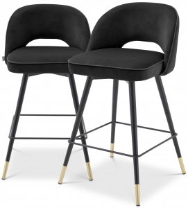 Комплект из двух полубарных стульев Cliff 51X52X93 CM
