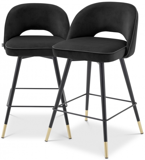 Комплект из двух полубарных стульев Cliff 51X52X93 CM 1