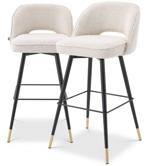 Комплект из двух барных стульев Cliff 51X52X103 CM 1
