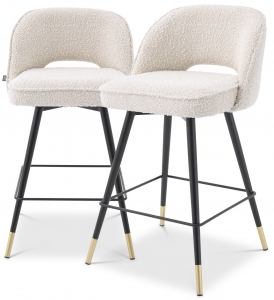 Комплект из двух полубарных стульев Cliff 51X52X93 CM