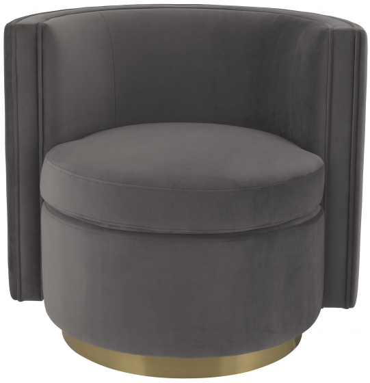 Вращающееся кресло Amanda 80X73X72 CM серого цвета 2
