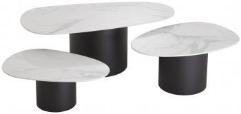 Набор столиков Zane 120X60X42 / 81X55X37 / 73X49X29 CM