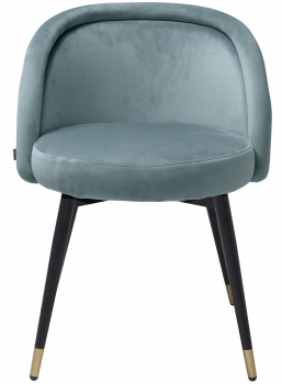 Комплект из двух стульев Chloe 58X58X77 / 58X58X77 CM голубого цвета