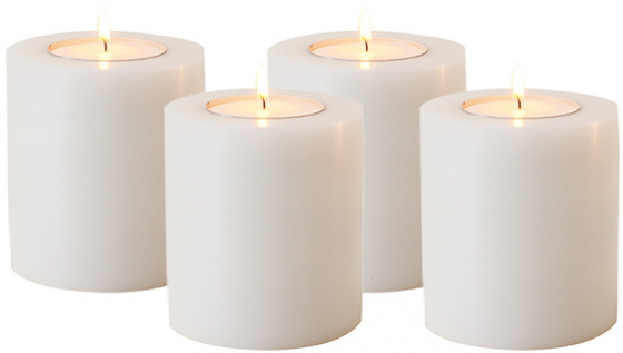 Набор из четырёх подсвечников 6X6X7 CM 1