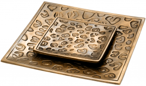 Комплект из двух декоративных чаш Jaguar 15X15 / 25X25 CM