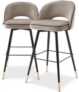 Комплект из двух барных стульев Cliff 51X52X103 CM