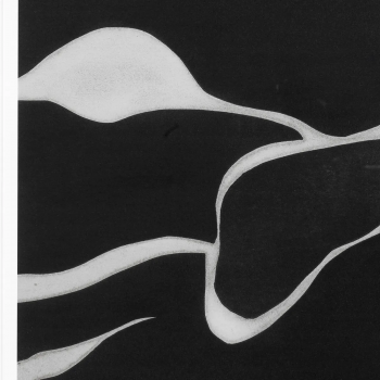 Постер Litho Tides in Sepia 70X86 CM